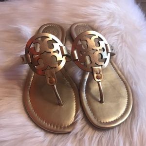 Tory burch leather sandals